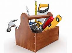 tool box with hand tools
